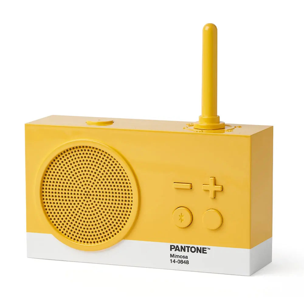 Lexon Thykho 3 Fm Radio & Bluetooth Speaker PANTONE -Yellow Lexon