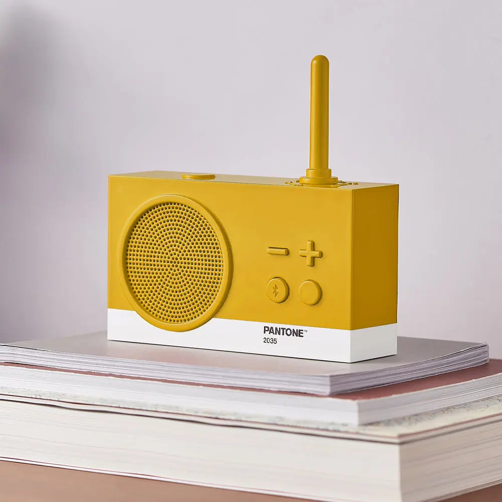 Lexon Thykho 3 Fm Radio & Bluetooth Speaker PANTONE -Yellow Lexon