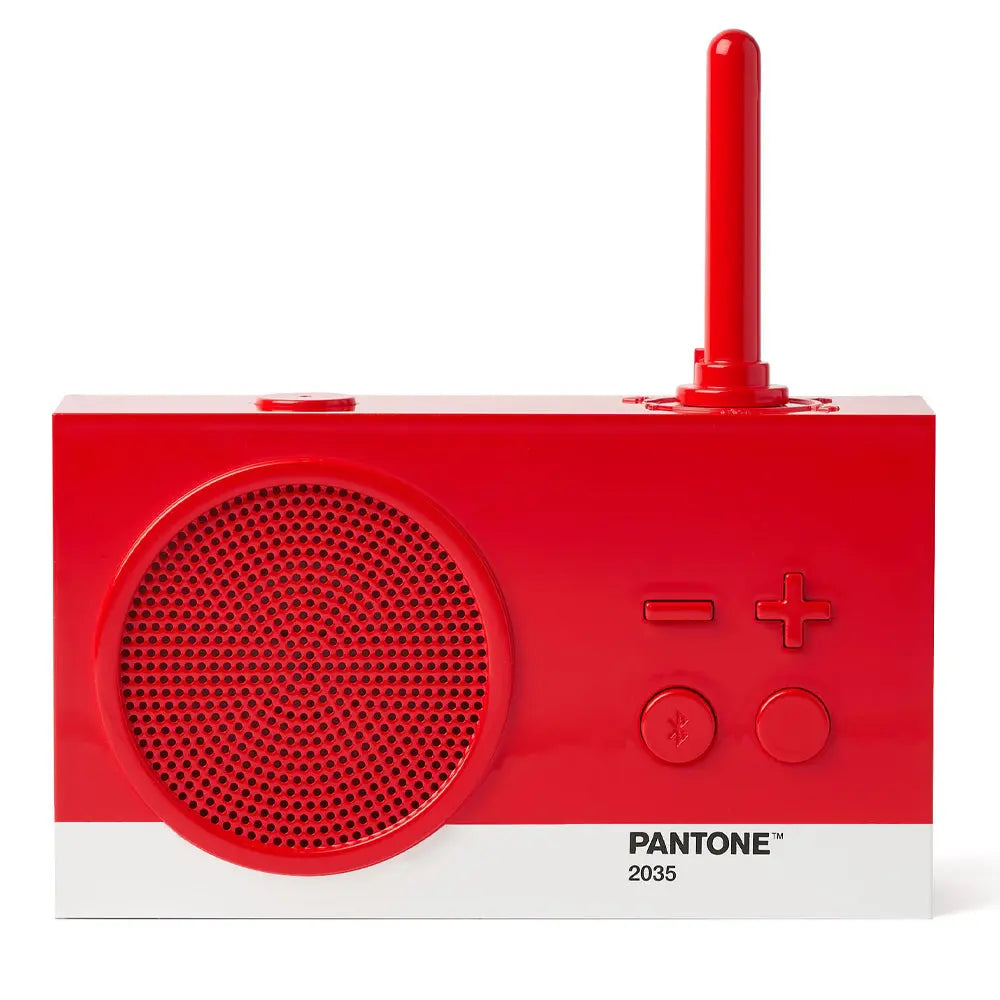 Lexon Thykho 3 Fm Radio & Bluetooth Speaker PANTONE -2035 Red Lexon
