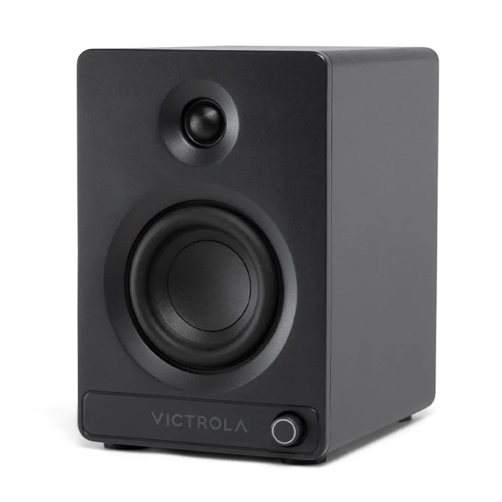Victrola Tempo Bookshelf Speakers - Black Victrola