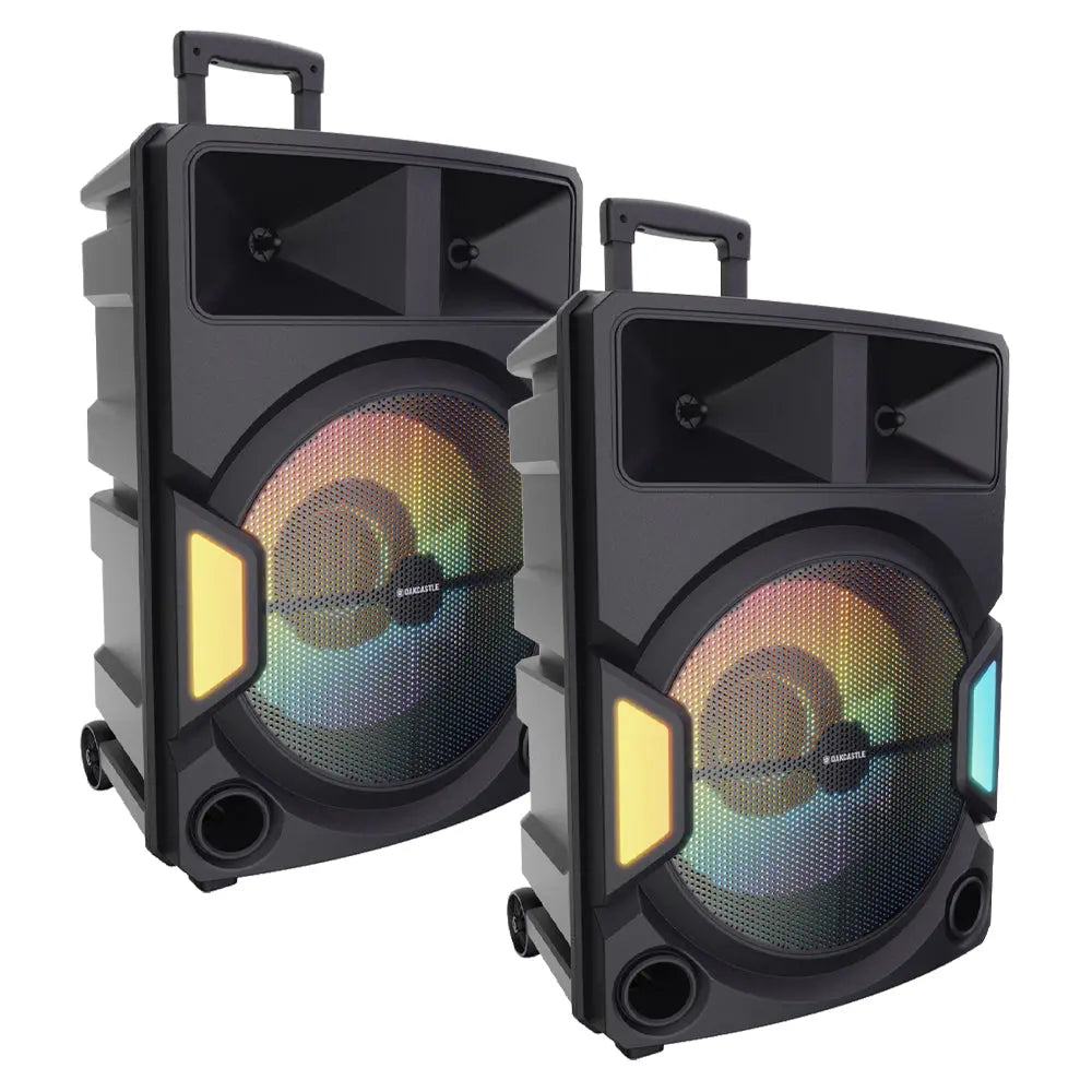 Majority PS500 - Bundled PA System 150w Bluetooth Karaoke-DJ-Party-PA System - Black Majority