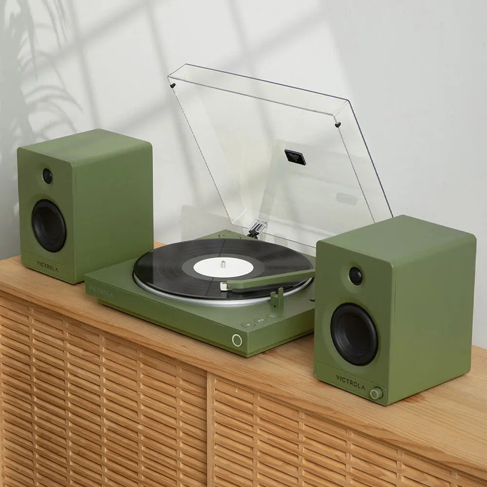Victrola Automatic Turntable - Green Victrola