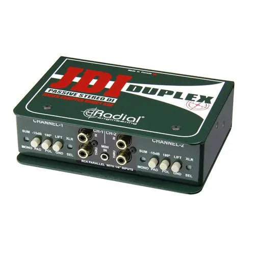 Radial Engineering JDI Duplex Stereo DI Box Radial Engineering