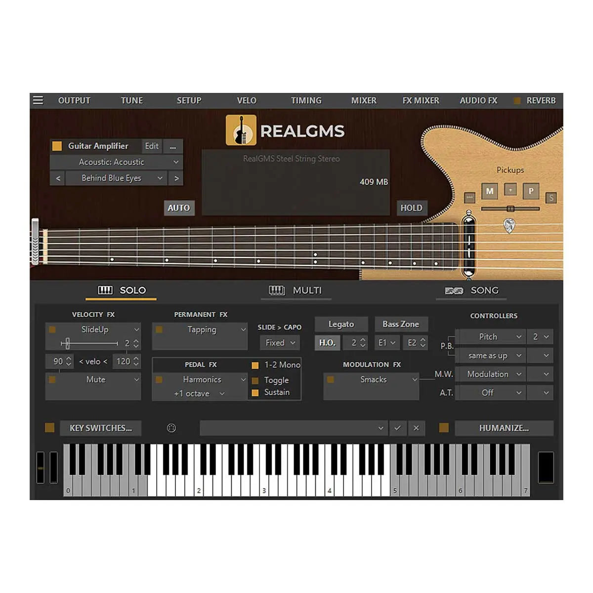 Musiclab RealGMS Virtual Guitar Plug-In (Serial Nr + Download) Musiclab