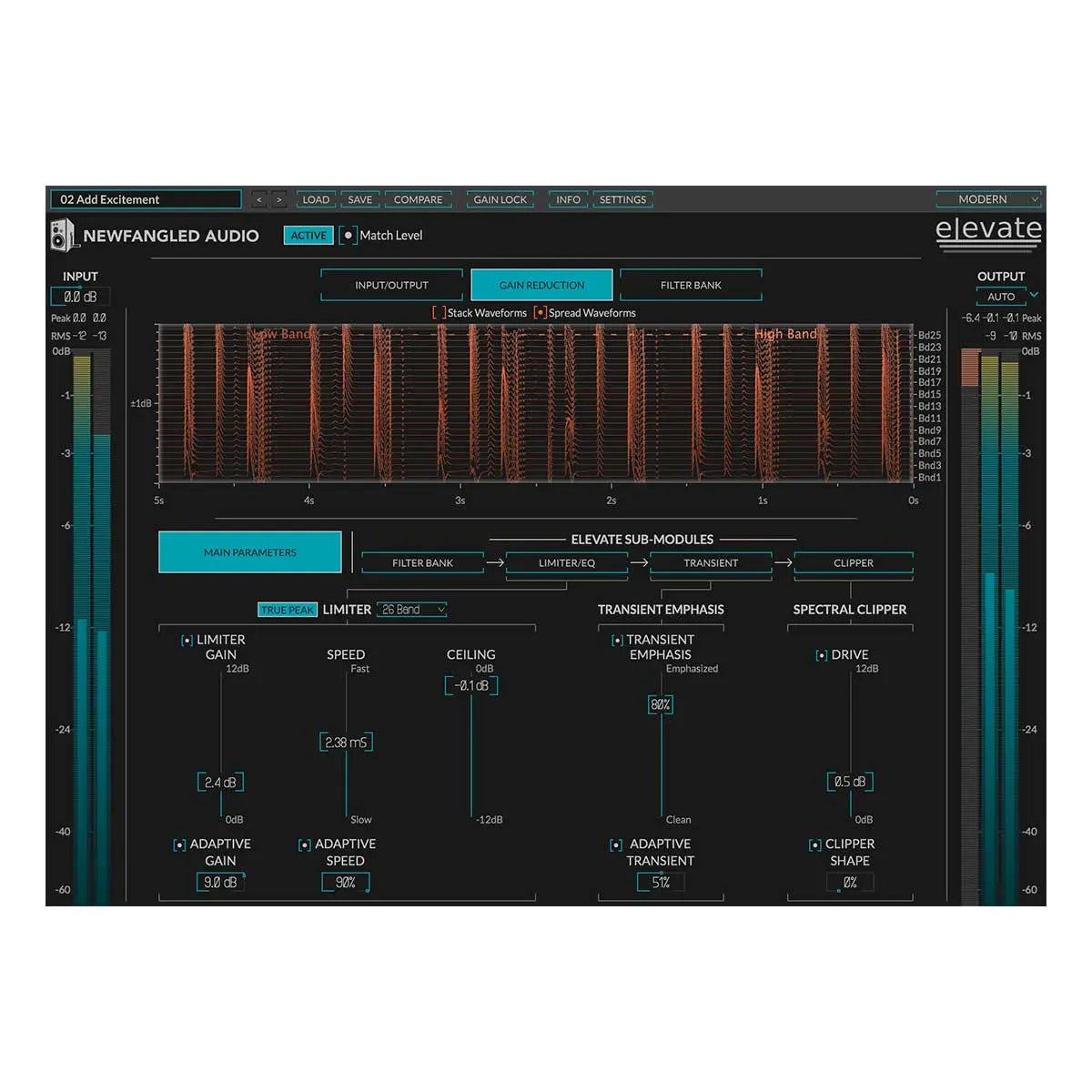 Newfangled Audio Elevate Mastering Bundle Mastering Multi-band Limiter & EQ (Serial Nr + Download)