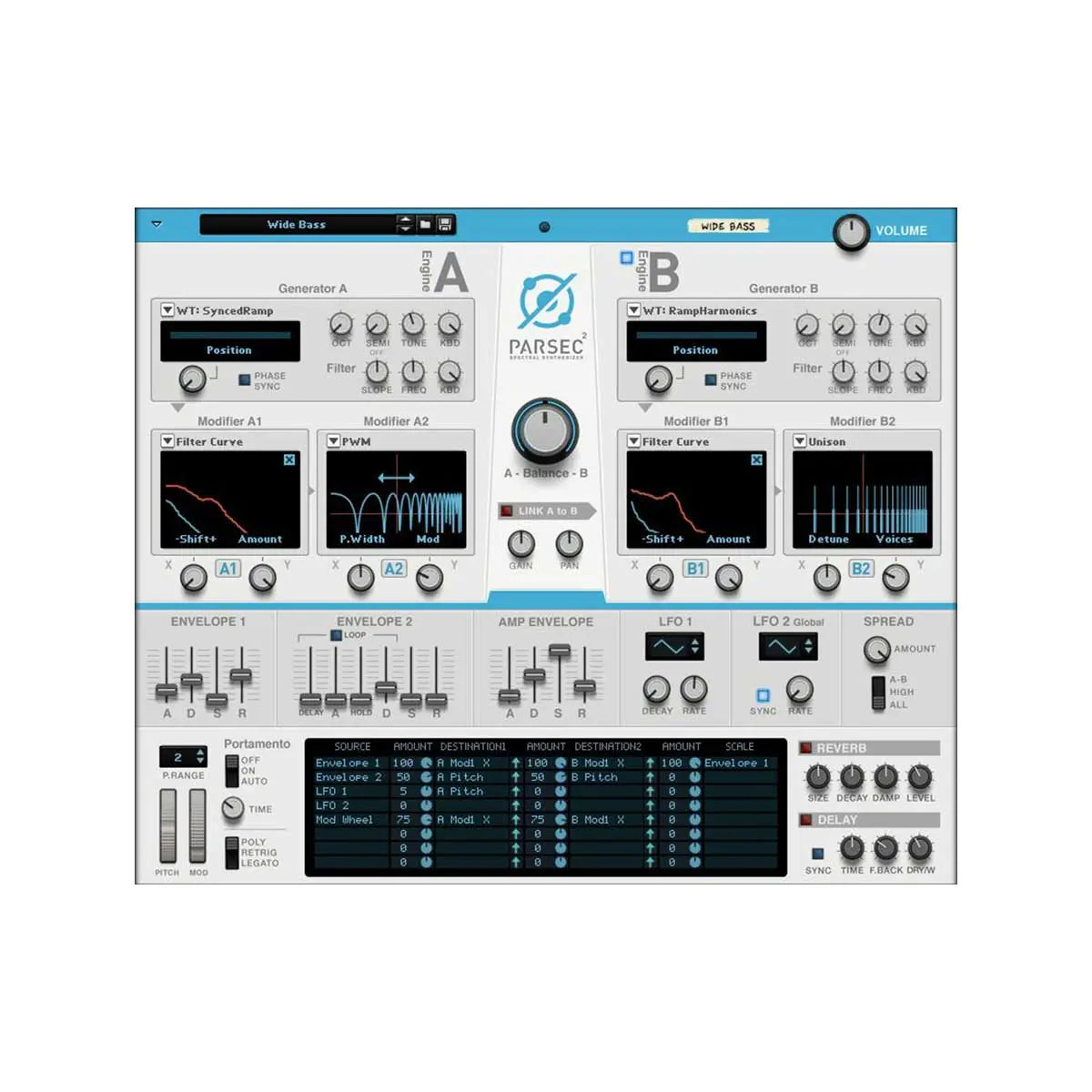 Reason Parsec Spectral Synthesizer Rack Extension Reason Studios