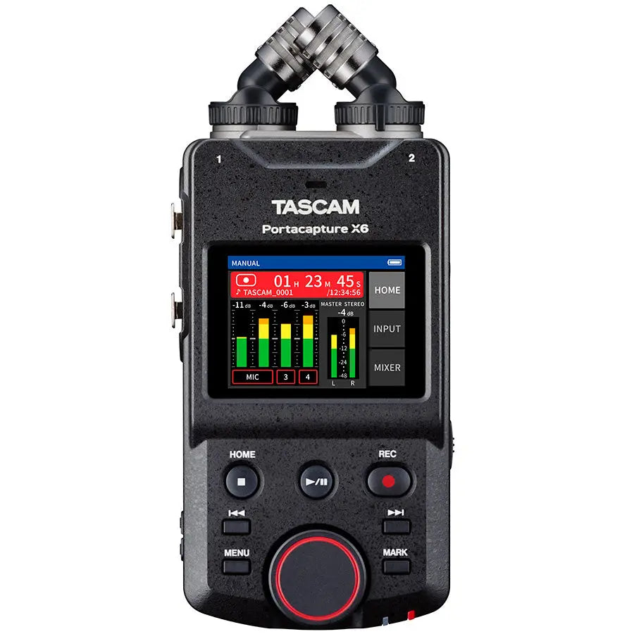 TASCAM Portacapture X6 6-Channel 32-Bit Float Portable Audio Field Recorder TASCAM
