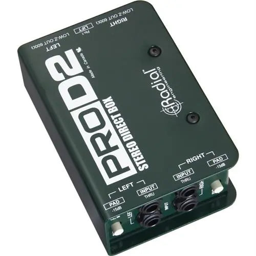 Radial Engineering PROD2 Passive 2 channel DI, compact design with 2 Radial transformers Radial Engineering