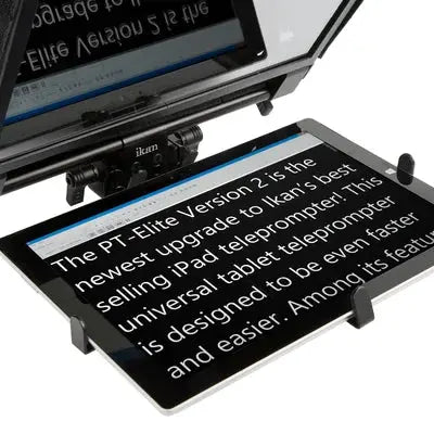 Ikan PT-ELITE-PRO Elite Universal Large Tablet, Surface Pro, and iPad Pro Teleprompter IKAN