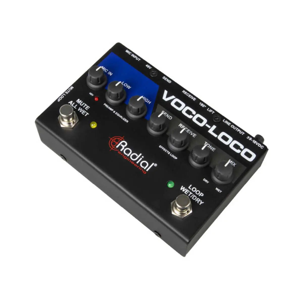 Radial Voco-Loco MK2 Effects Switcher for Voice or Instrument Radial Engineering