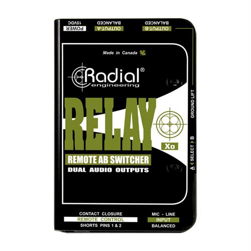 Radial RELAY XO Balanced AB wireless signal router, may be remotely controlled