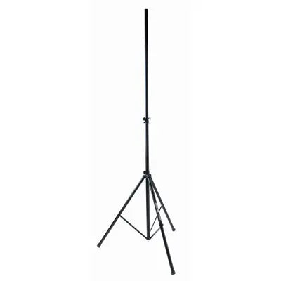 QuikLok S176 BK Aluminium tripod speaker/lighting stand w/reversible 35/38mm tube -Black QuikLok