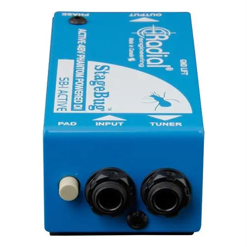 Radial Engineering SB-1 Compact Active DI for acoustic guitar, pad, 48V phantom powered Radial Engineering