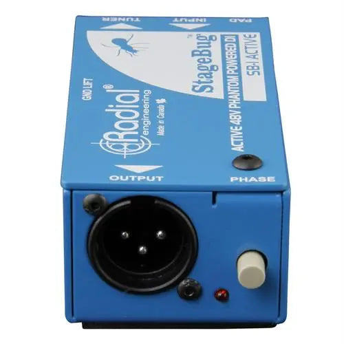 Radial Engineering SB-1 Compact Active DI for acoustic guitar, pad, 48V phantom powered Radial Engineering