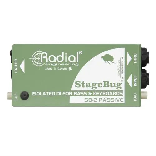 Radial Engineering SB-2 Compact passive DI for bass, keyboards & active instruments Radial Engineering