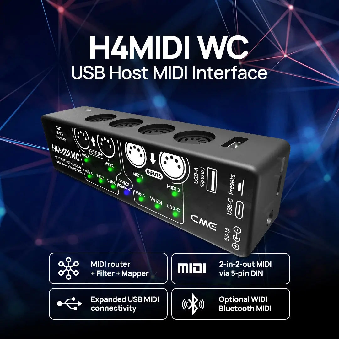 CME Pro H4MIDI WC USB Host MIDI Interface CME Pro
