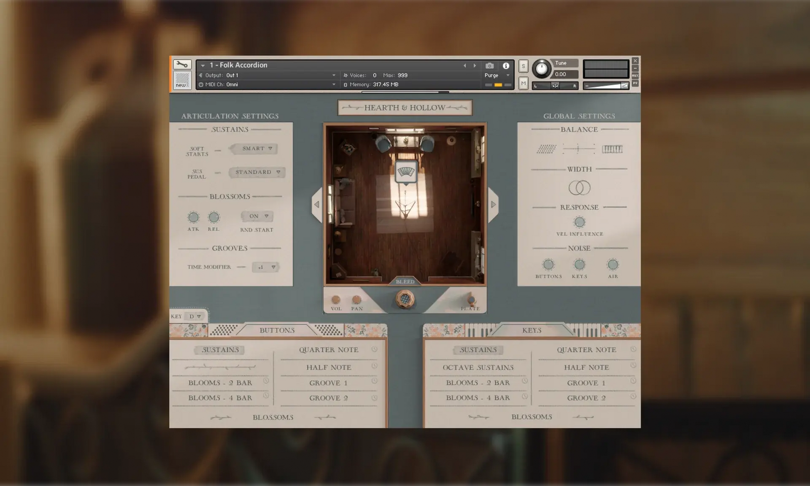 Spitfire Audio Hearth and Hollow - Folk Accordion (Digital Download) Spitfire Audio