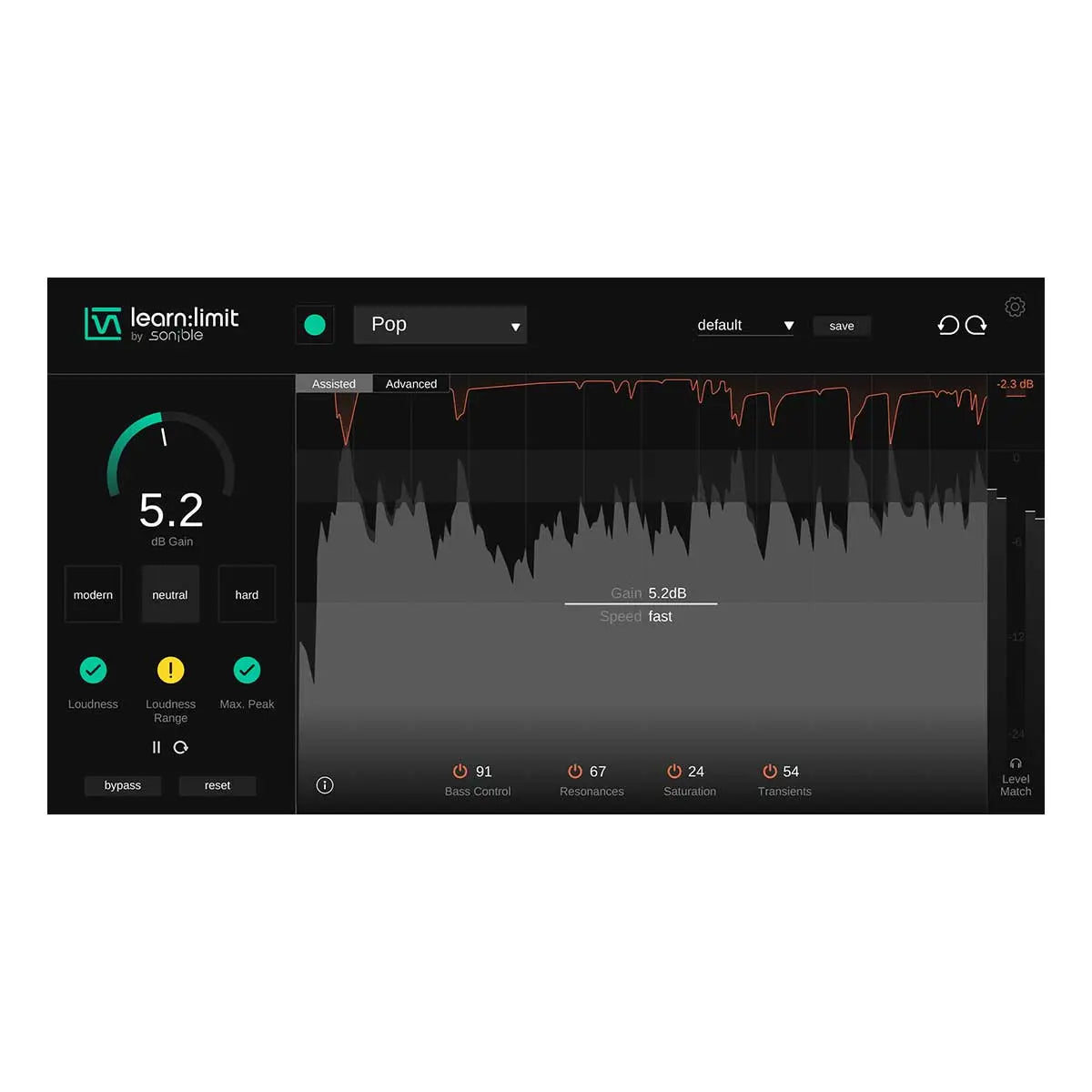 Sonible learn:limit (Digital Download) Sonible