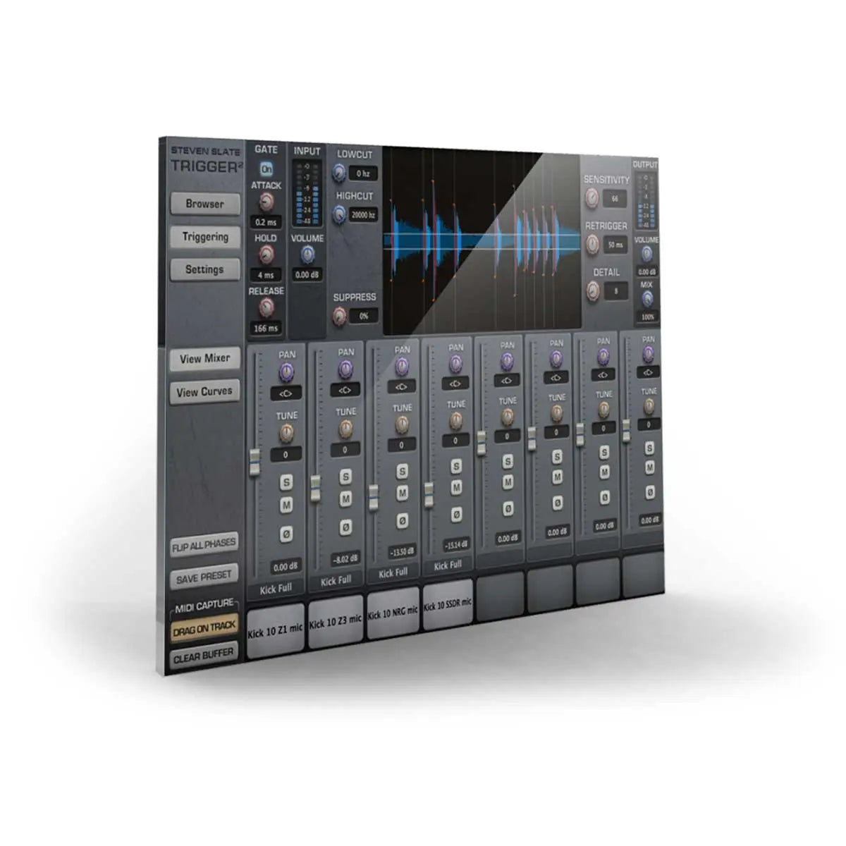 Steven Slate TRIGGER 2 Platinum Advanced Drum Replacer (Serial Nr + Download) Steven Slate