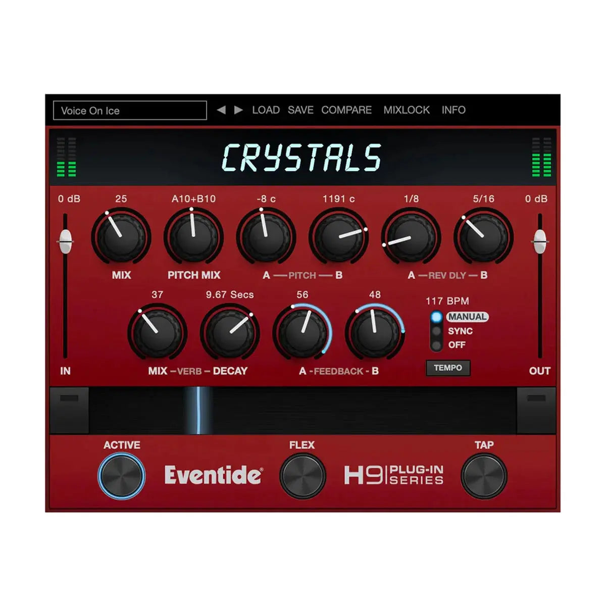 Eventide Crystals Twin Reverse Pitch Shifter + Reverb Plug-In (Serial Nr + Download)