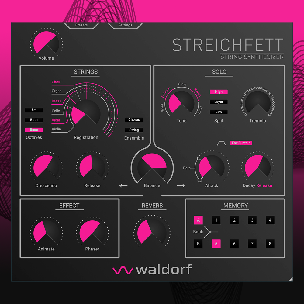 Waldorf Streichfett String Machine Plug-In (Serial Nr + Download)