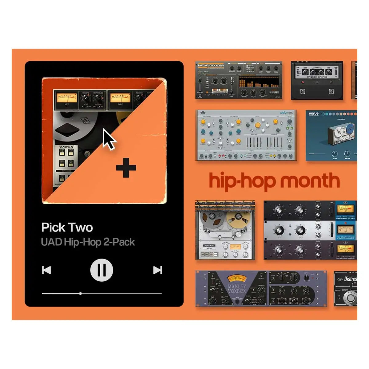 UAD Hip-Hop 2-Pack (Digital Download) Universal Audio