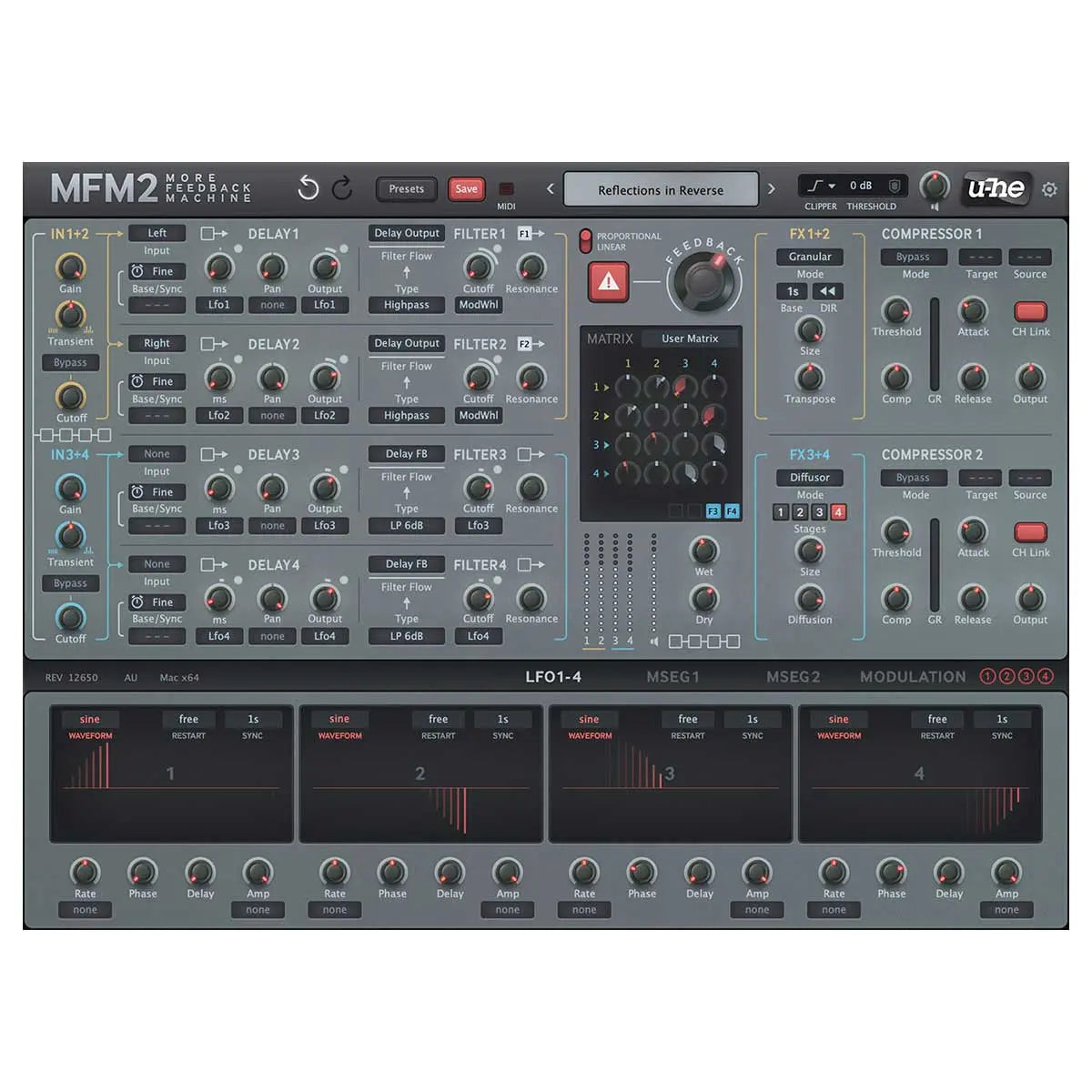 u-He MFM2 Digital Delay Plug-In (Serial Nr + Download)