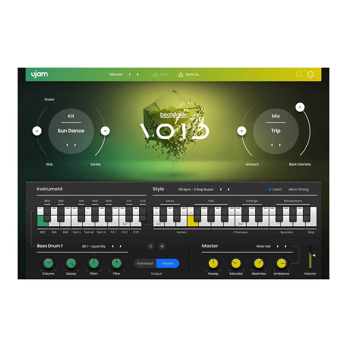 UJAM VOID Drum & Bass Rhythms (Serial Nr + Download) UJAM
