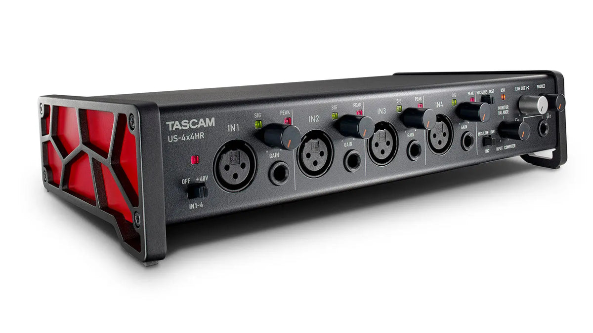 Tascam US-4x4HR 4-IN/4-OUT High-Resolution USB Audio/MIDI Interface TASCAM