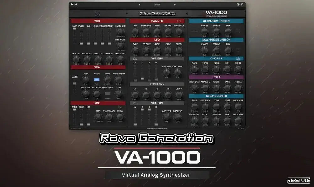 Restyle Productions VA-1000 (Digital Download) Restyle Productions