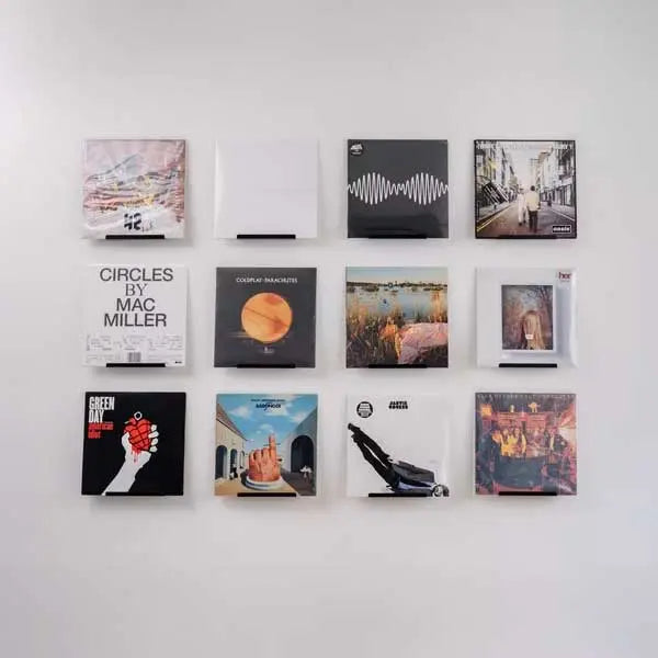 Wavebone Vinyl Record Shelf Wall Mount (3 Pack) Wavebone