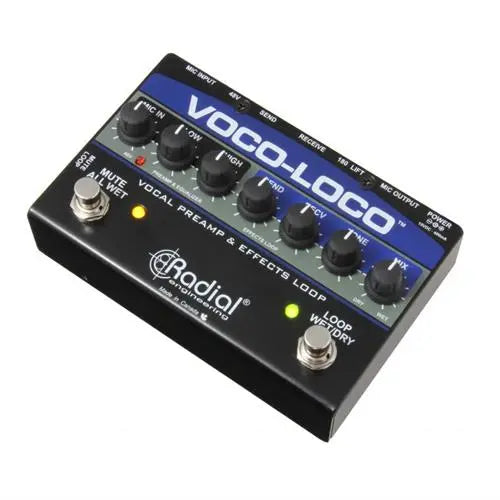 Radial VOCO-LOCO Effects Switcher for Voice or Instrument