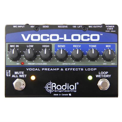 Radial VOCO-LOCO Effects Switcher for Voice or Instrument