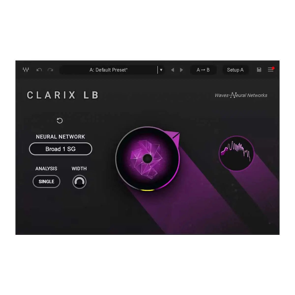 Waves Clarix LB AI Noise Reduction plug-in for Live Broadcast