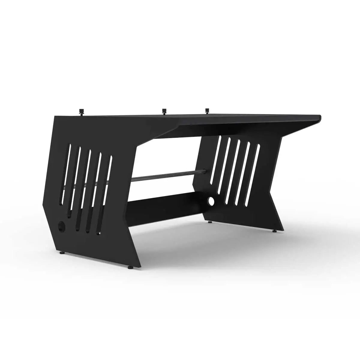 Zaor Tela 50 Expandable AV Edit/Podcast Desk with ZaorBit Triad Orbit - Black 50" Zaor