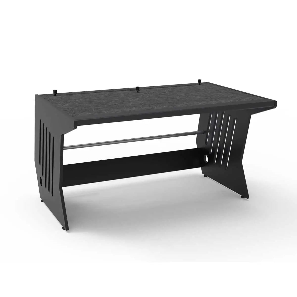 Zaor Tela 50 Expandable AV Edit/Podcast Desk with ZaorBit Triad Orbit - Black 50" Zaor