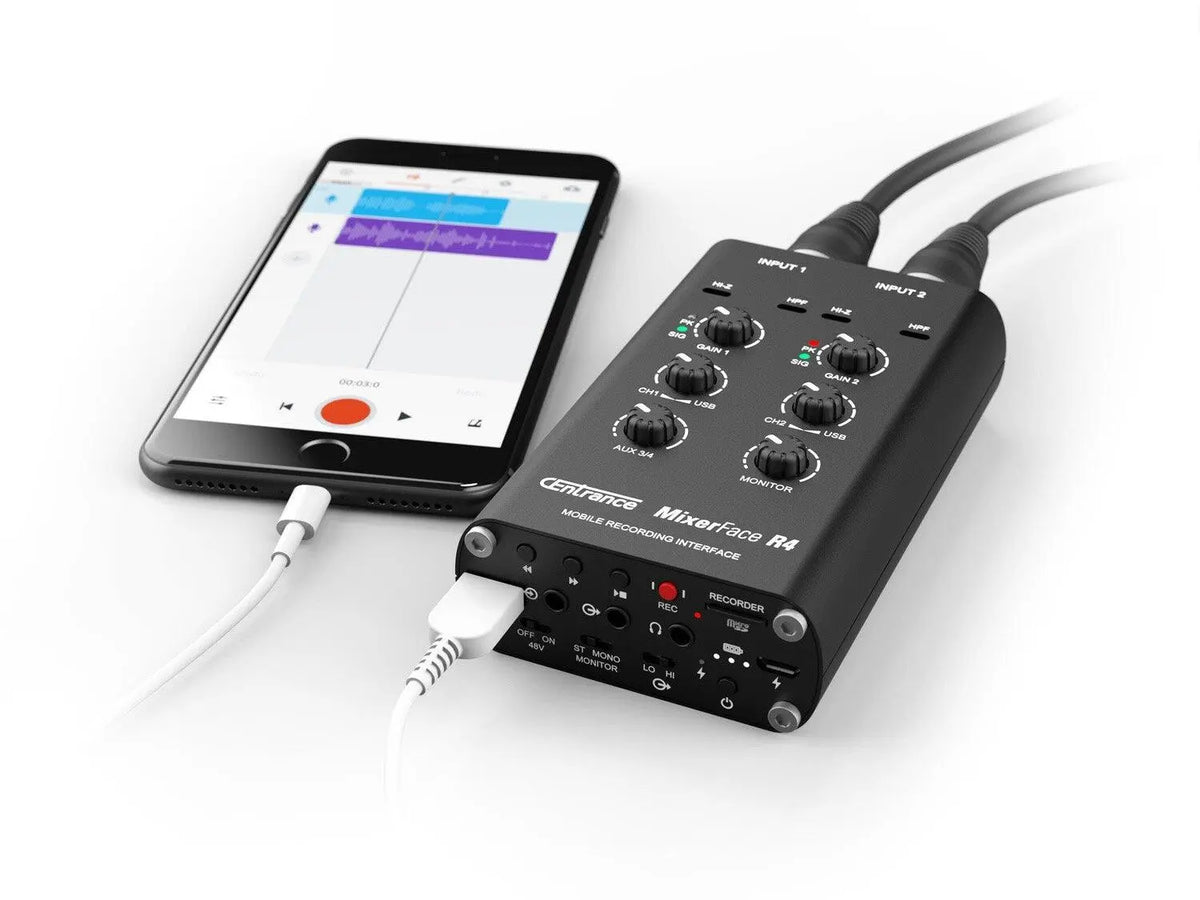 Centrance Mixerface Gen 3 Mobile Audio Interface for Music/Video - Koala Audio