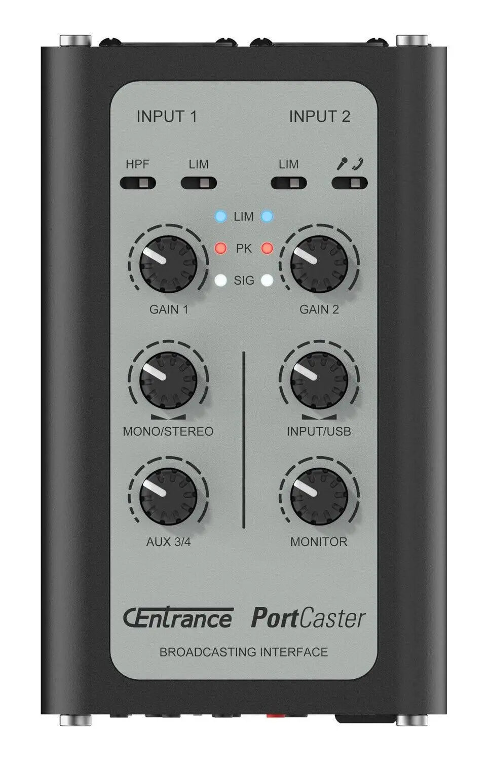 Centrance PortCaster Portable Mixer, Recorder and USB-C Audio Interface for Voice - Koala Audio