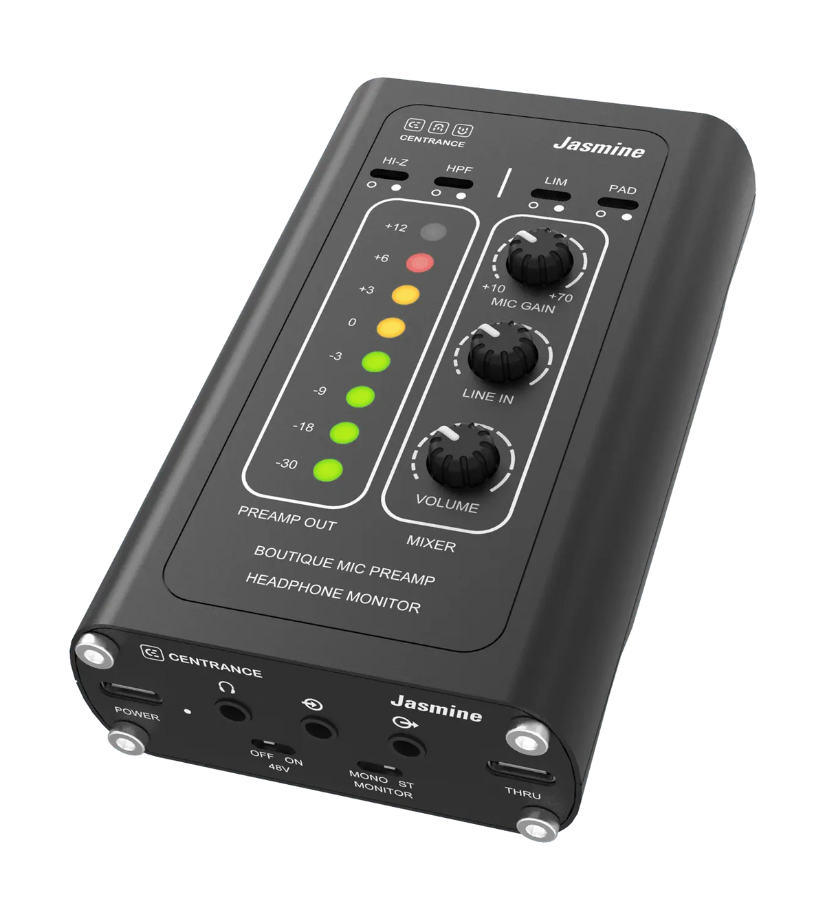 Centrance Jasmine Boutique Mic Preamp with Limiter and Headphone Amp - Koala Audio