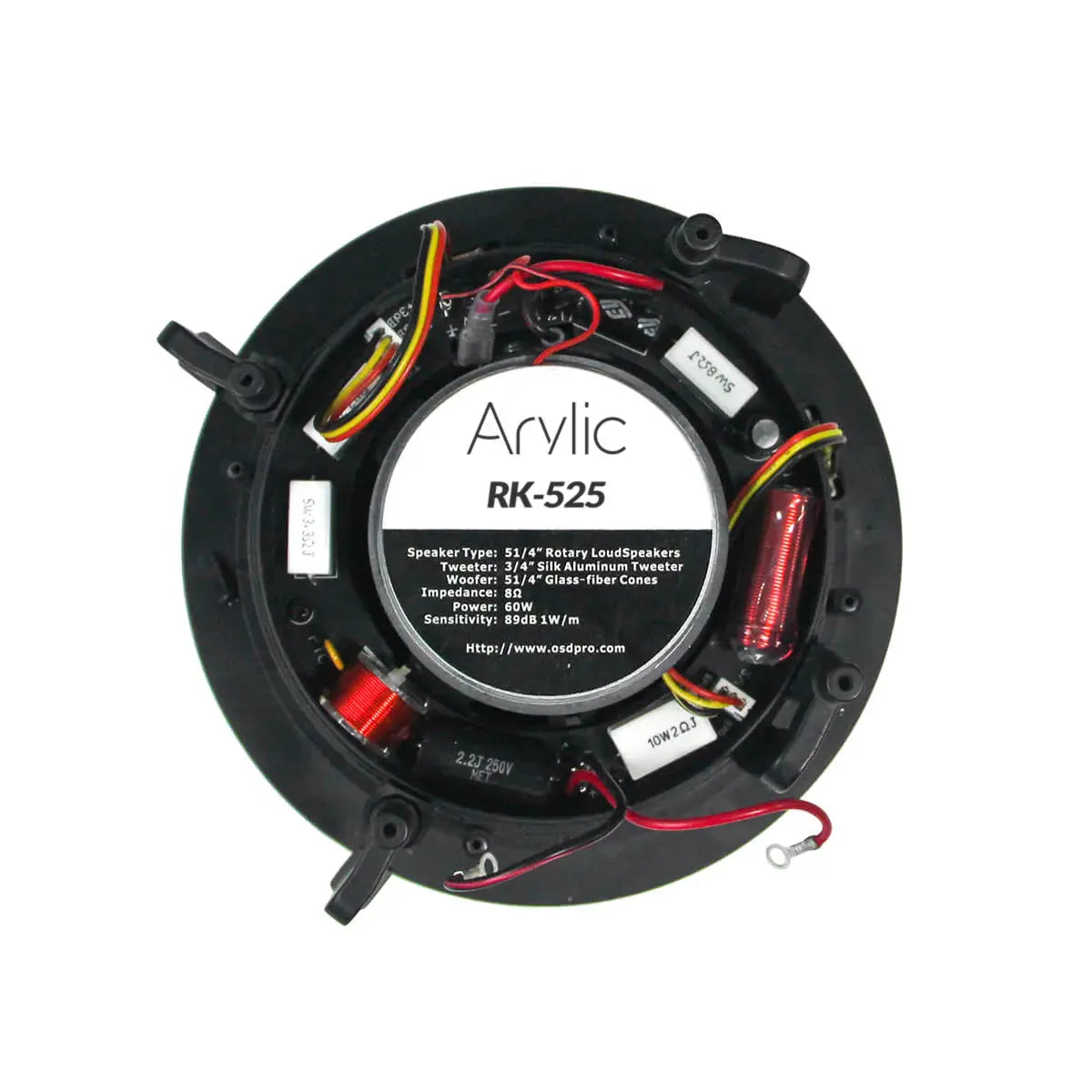 Arylic RK525 5.25" 2 Way 60W Full Range In-Ceiling Speaker - Koala Audio