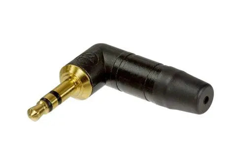 Neutrik NTP3RC-B Right Angle Stereo Mini Jack Plug Black/Gold