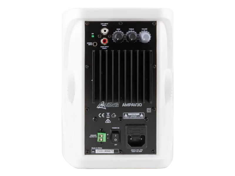 Australian Monitor AMPAV30B 30 Watt Powered Bookshelf Speakers - Koala Audio