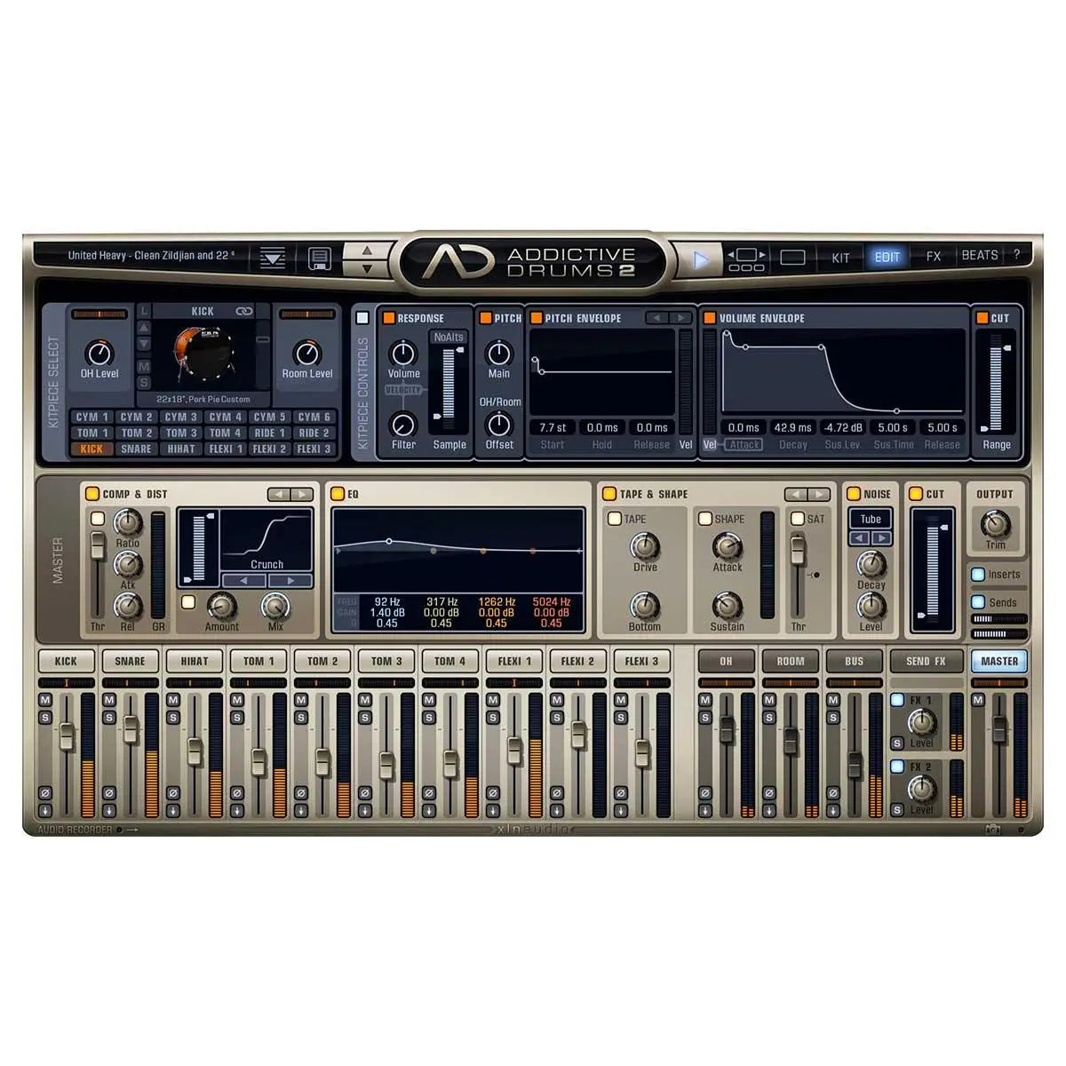 XLN Audio Addictive Drums 2 Studio Collection