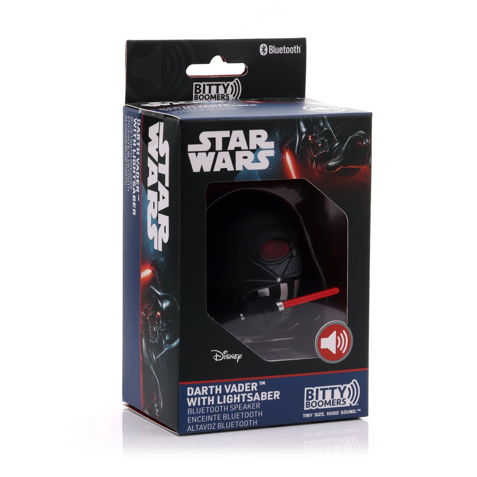 Star Wars Bitty Boomers Darth Vader with Lightsaber Ultra-Portable Collectible Bluetooth Speaker Bitty Boomers