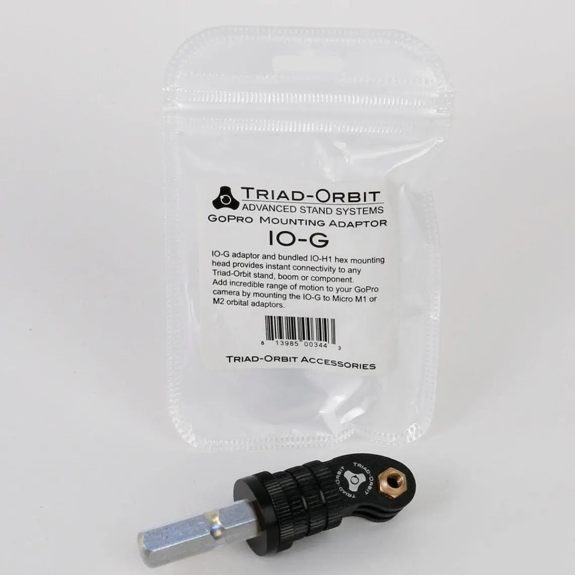 Triad-Orbit IO GoPro Quick-Change Coupler Head, Brass