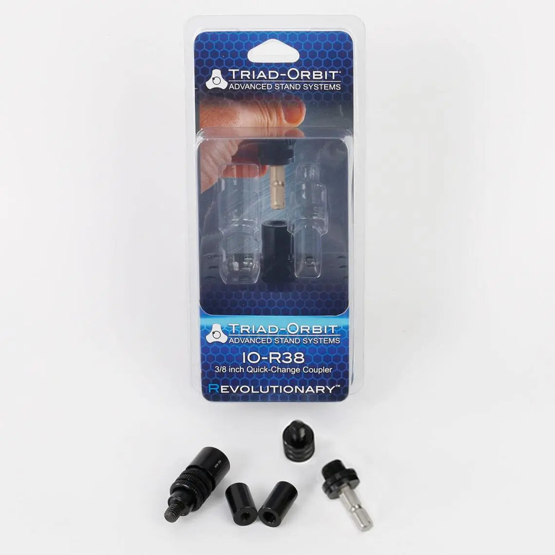 Triad-Orbit IO-R38 IO Retrofit Quick-Change Coupler, 3/8" male to IO female