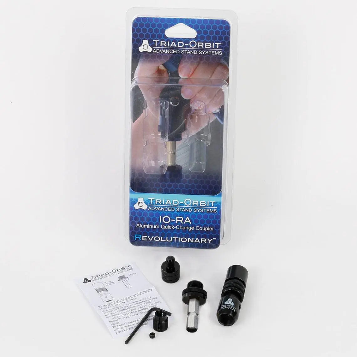 Triad-Orbit IO-RA IO Retrofit Quick-Change Coupler, Aluminum - Koala Audio