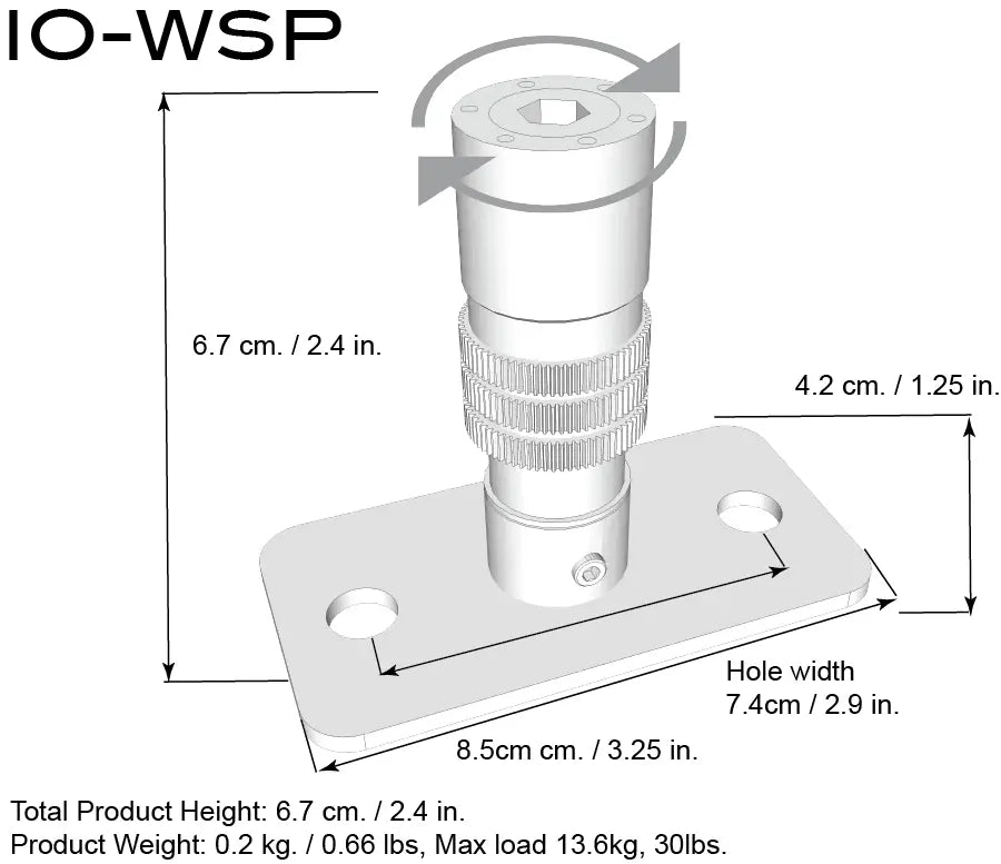 Triad-Orbit IO-WSP, IO-Equipped Wall Stud Mount - Koala Audio