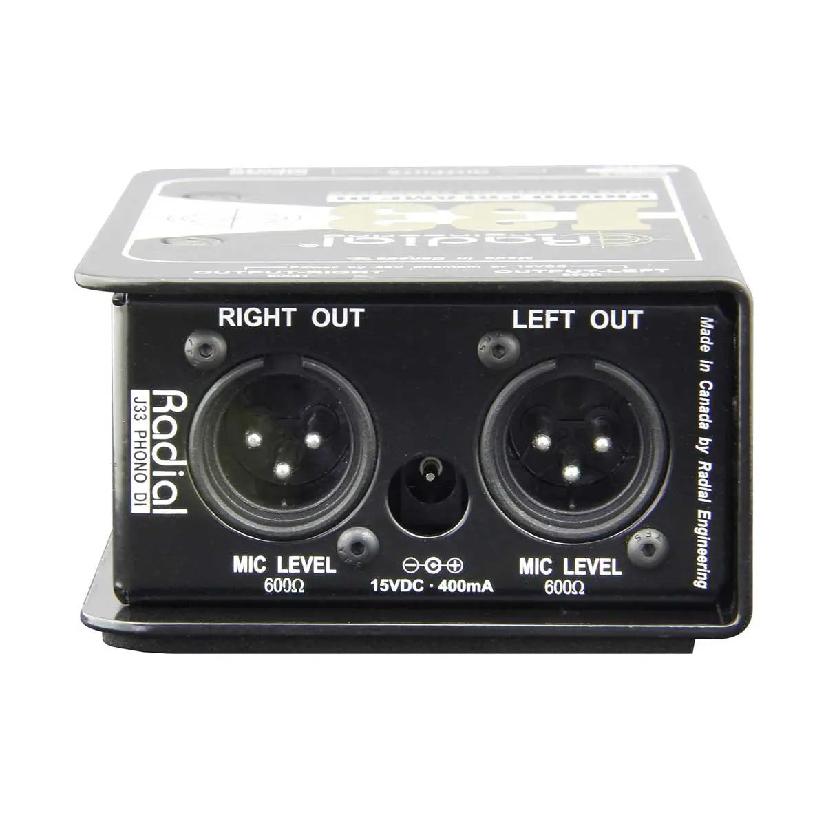 Radial J33 Turntable pre-amp & DI box - Koala Audio