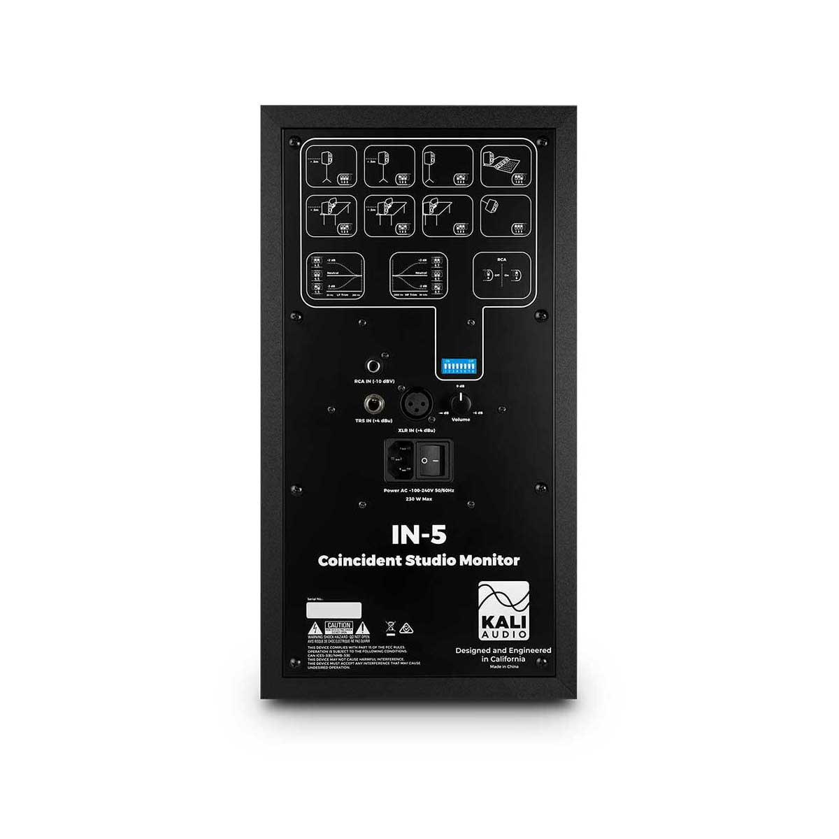 Kali Audio IN-5 160 watt, 3-way Active Nearfield Studio Monitor